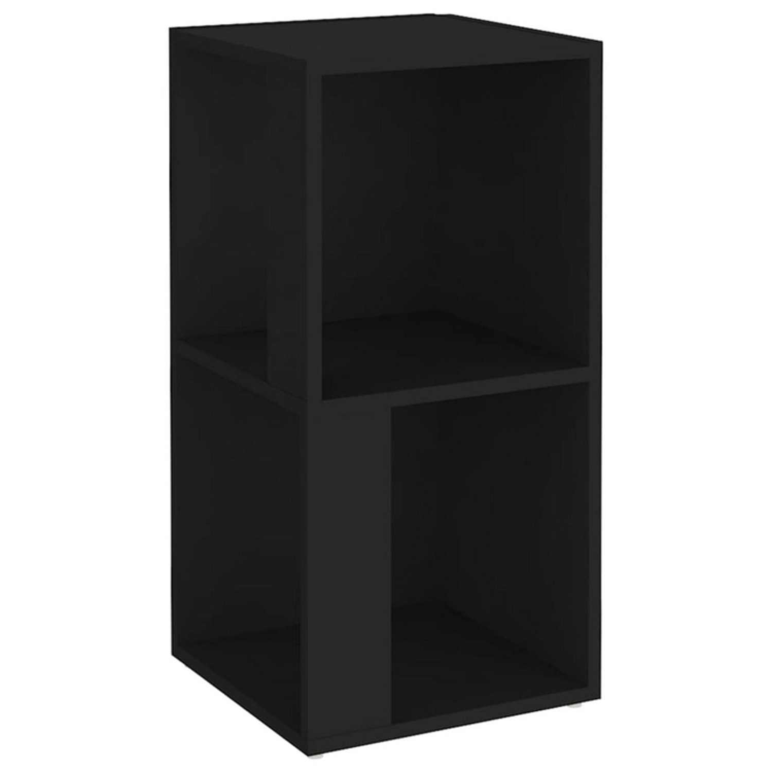 vidaXL Eckregal Schwarz 33x33x67 cm Holzwerkstoff günstig online kaufen