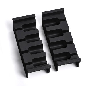 SOTECH Messereinsatz Für 150er Cuisio Schubladeneinsatz Anthrazit 143 x 44 x 53 mm Für 4 Messer