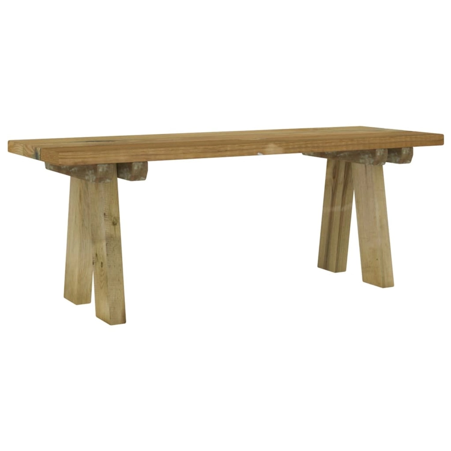 vidaXL Gartenbank 110 cm Massivholz Kiefer Imprägniert 318173