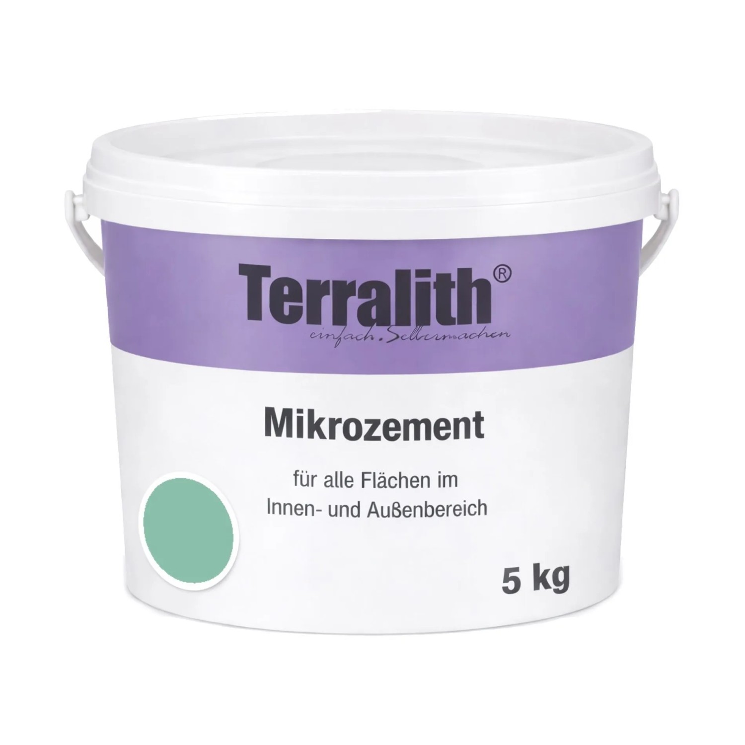 Terralith Mikrozement Fix & Fertig LFC0492 Sanftesgrün 5kg Fein 3,5qm
