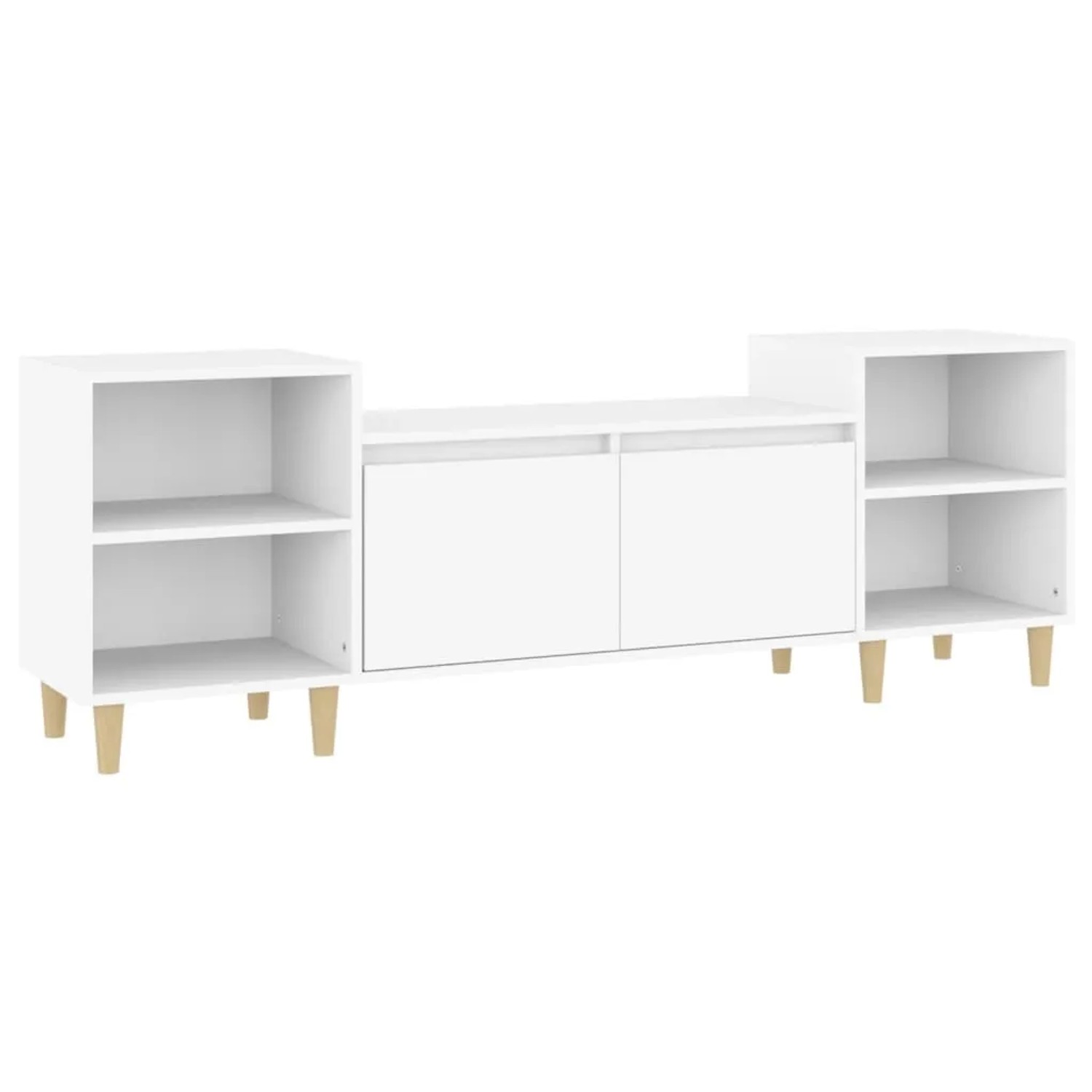 vidaXL TV-Schrank Weiß 160x35x55 cm Holzwerkstoff 821188