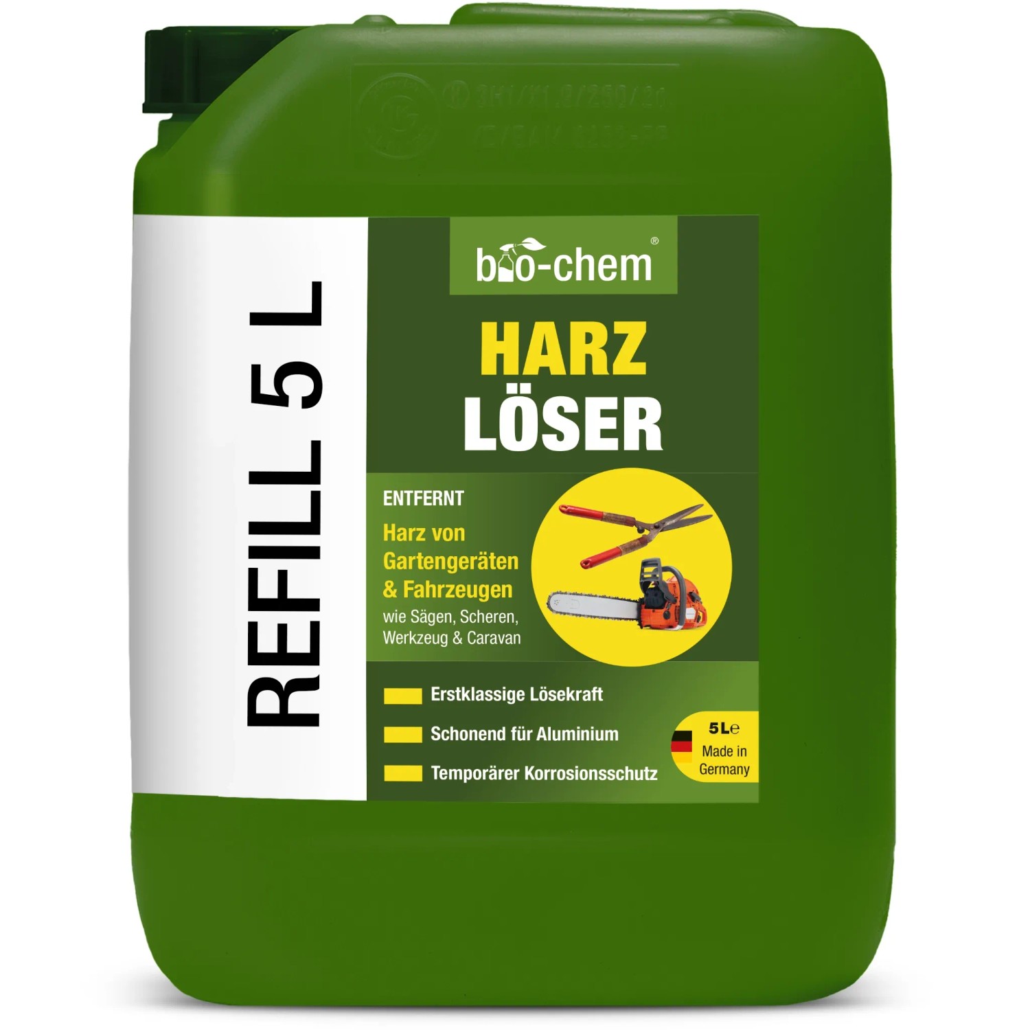 bio-chem Harzlöser 5, Kanister für Werkzeug und Gartengeräte