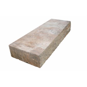 Diephaus Blockstufe Maximo Muschelkalk, 112,5x34,5x15cm, für Treppen und Wege.