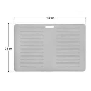 Taino Grillplatte Hero XL, Gusseisen Wendeplatte mit Maßen 28x42cm, Zubehör für Smoker.