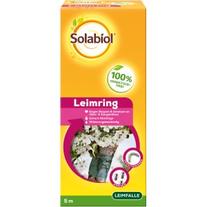 Solabiol Leimring 5m: Barriere gegen Raupen und Ameisen an Obstbäumen, insektizidfrei.
