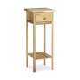 Relaxdays Telefontisch Walnuss mit Schublade 60 cm x 25 cm x 25 cm_3