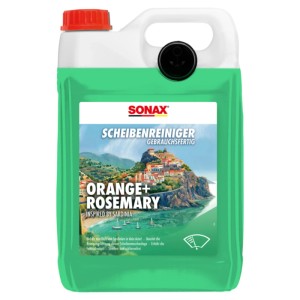 Kanister Sonax Scheibenreiniger Orange & Rosemary, 5 Liter, gebrauchsfertig.