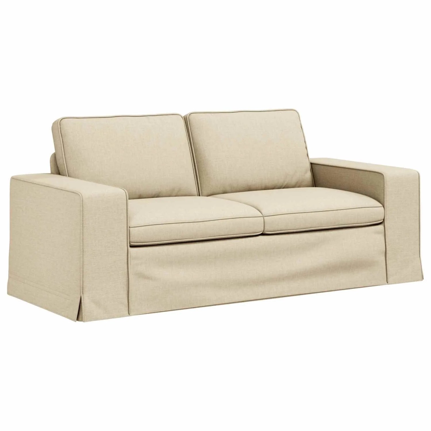 vidaXL Sofa Creme 182 x 80 x 82 cm Stoff 42024395