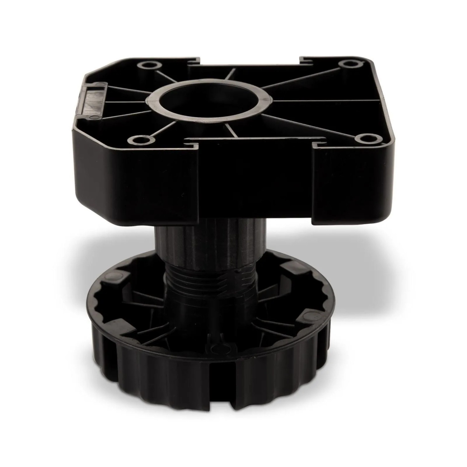 SOTECH 4er Set Möbelfüße Schwarz mit Sockelhöhe 90 mm