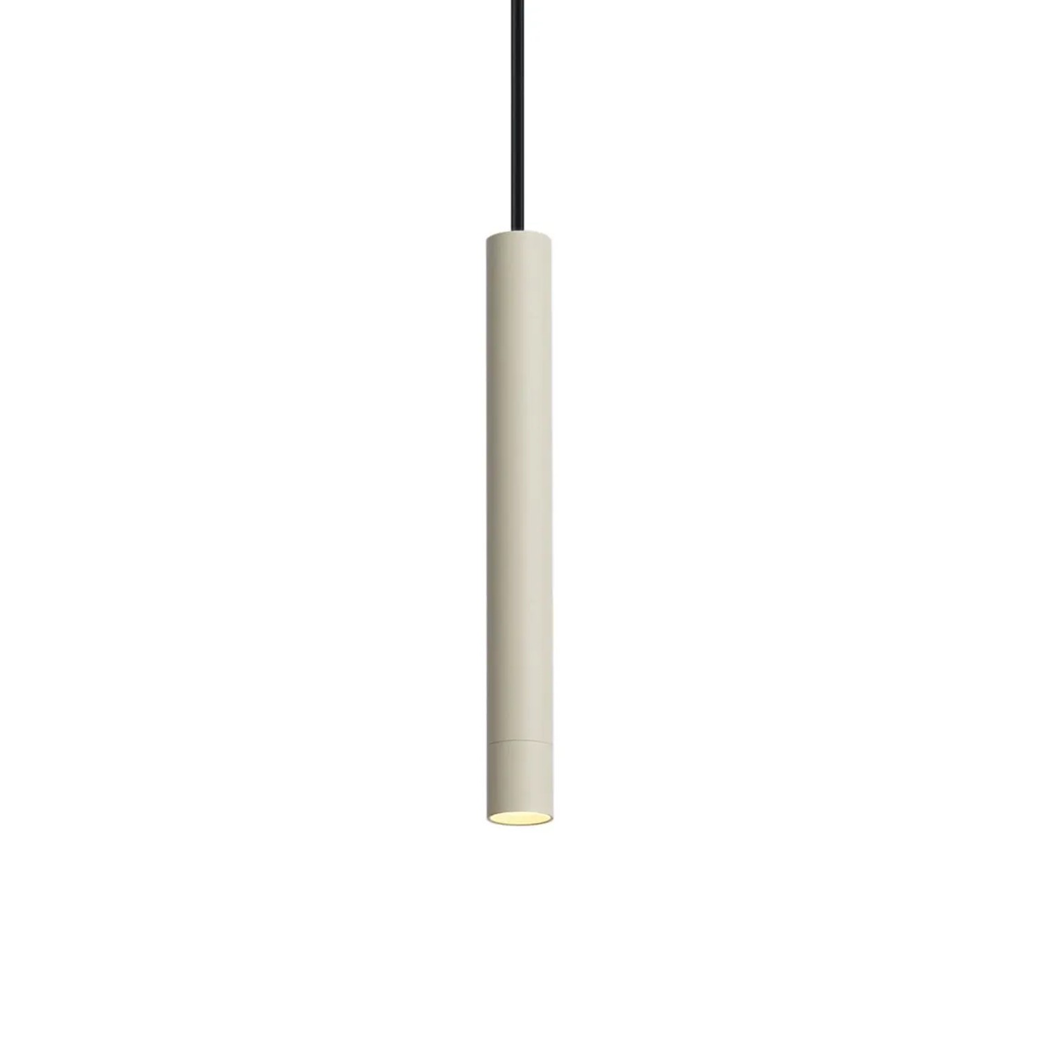 QAZQA Moderne Hängelampe Beige mit Schwarz für Schienensystem 1-phasig Iconic Frini