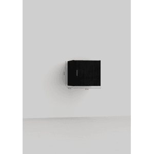 Waschturm Aufsatzschrank 61cm hoch Schwarz Eiche-Optik für WSCS1462-S