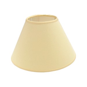 Beiger Lampenschirm Chintz, 20 cm, für Tisch- und Stehleuchten.