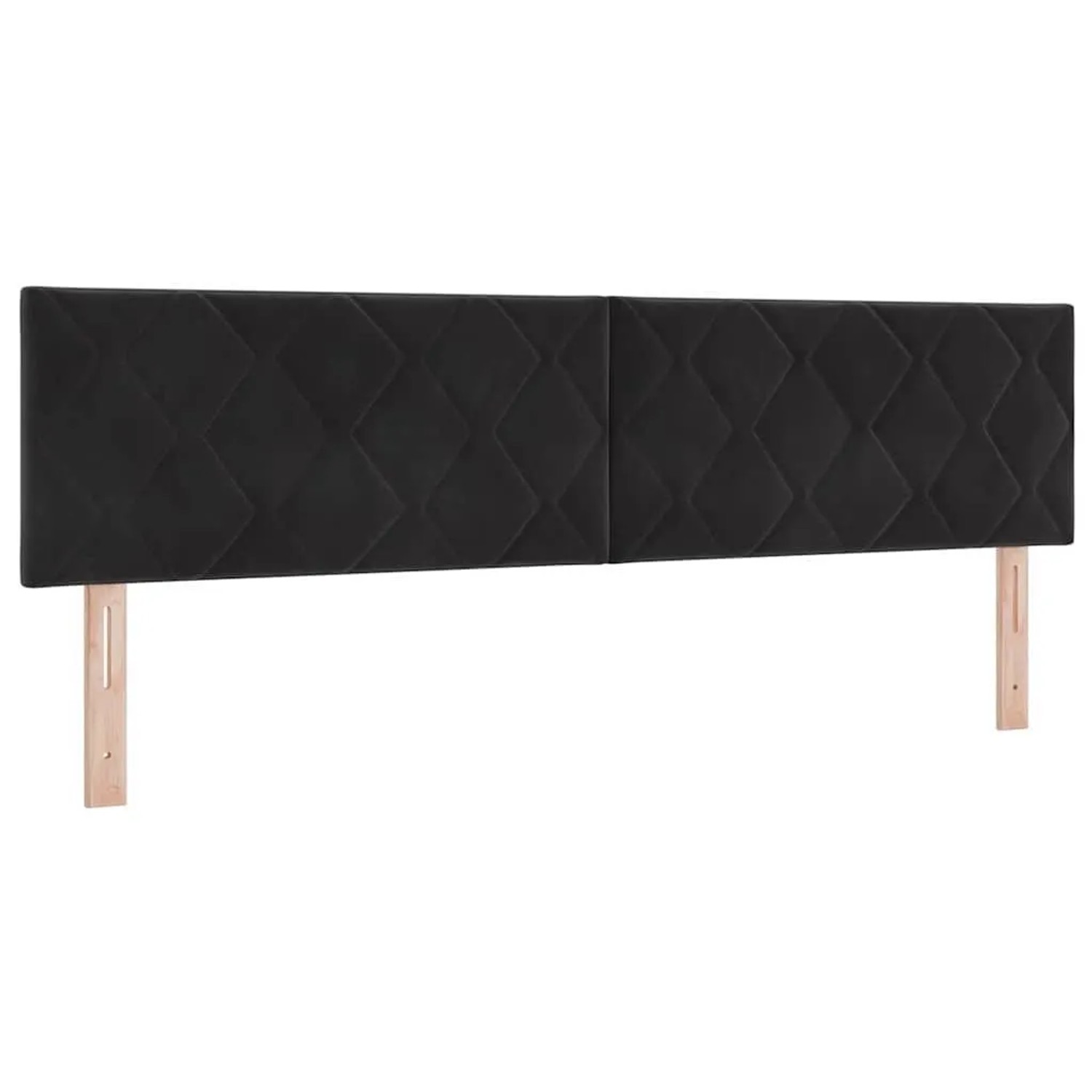 vidaXL LED Kopfteil Schwarz 180 cm Kunstleder 3338248