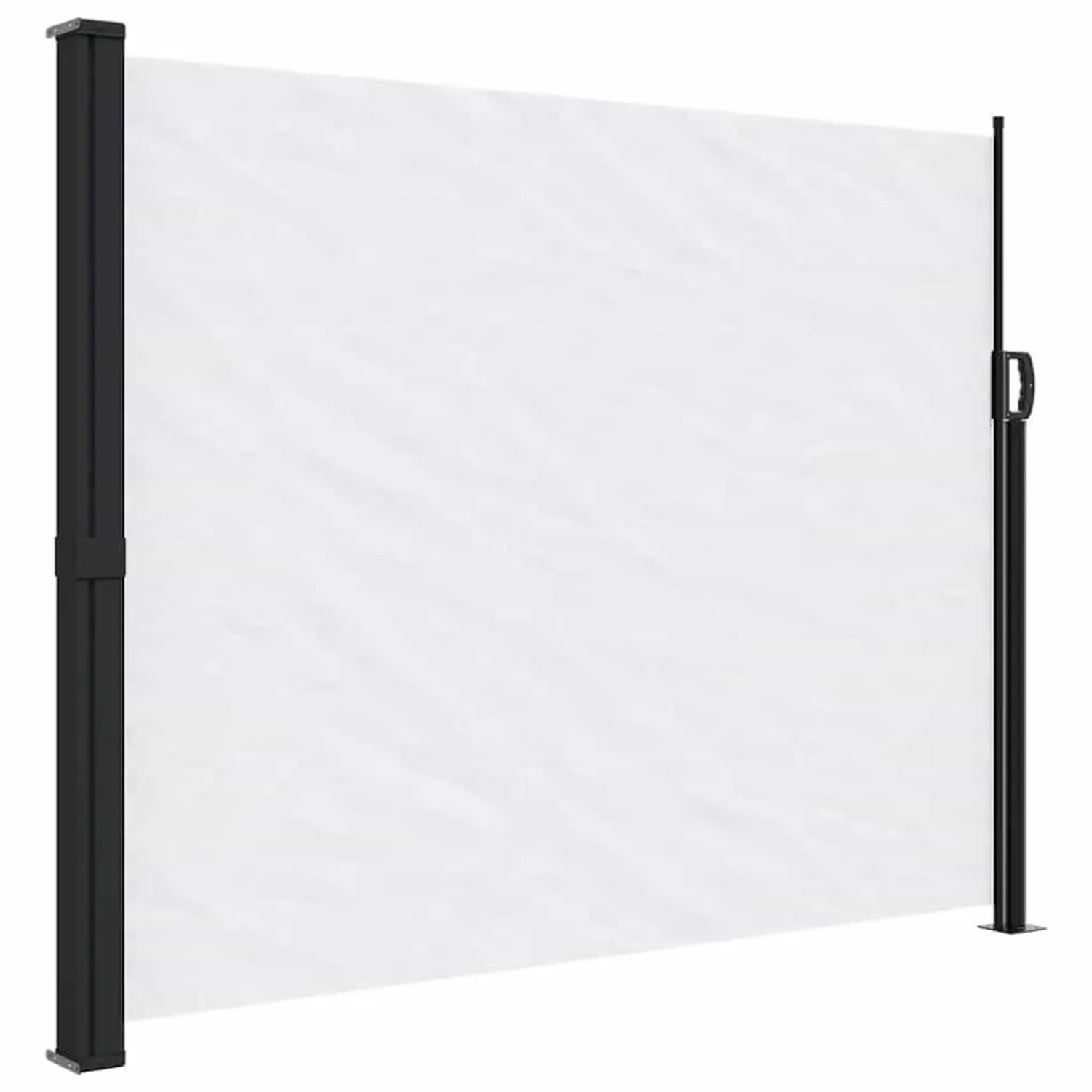vidaXL Seitenmarkise Ausziehbar Weiß 170x300 cm 4004331