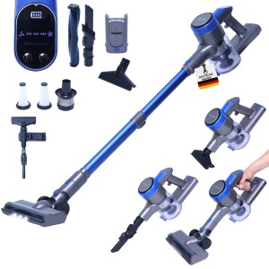 Sommertal Akku-Staubsauger VARIO150 3in1 mit Zubehör und verschiedenen Aufsätzen.