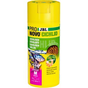 JBL Pronovo Cichlid Grano M Fischfutter für Buntbarsche, 250ml Dose.