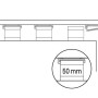 Schöner Wohnen Schlaufengleiter Leon, transparent, 8 Stück für Stil- & Seilspanngarnituren.
