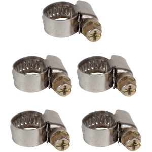 Einhell Schellen-Set, 5 Stück, 8-12 mm, Zubehör für Kompressoren.