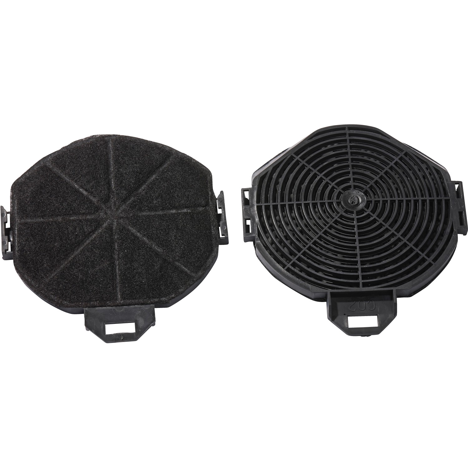 Aktivkohlefilter CO2 für Dunstabzugshauben, zur Geruchsbindung beim Kochen.