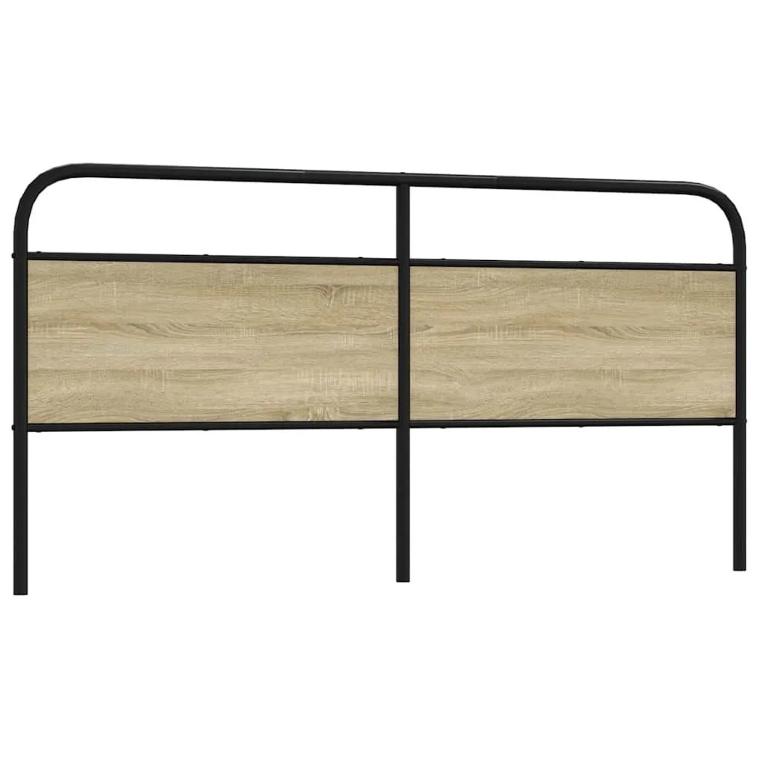 vidaXL Ersatz-Kopfteil Sonoma-Eiche 180 cm Stahl und Holzwerkstoff 4100294