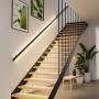 Paulmann MaxLED Stair LED-Streifen-Erweiterung für stilvolle Treppenbeleuchtung. Warme LED-Lichtleisten unter Stufen und Handlauf.