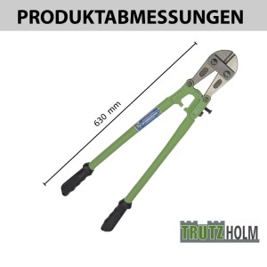 TRUTZHOLM Bolzenschneider 630mm, Seitenschneider mit gehärteten Backen.