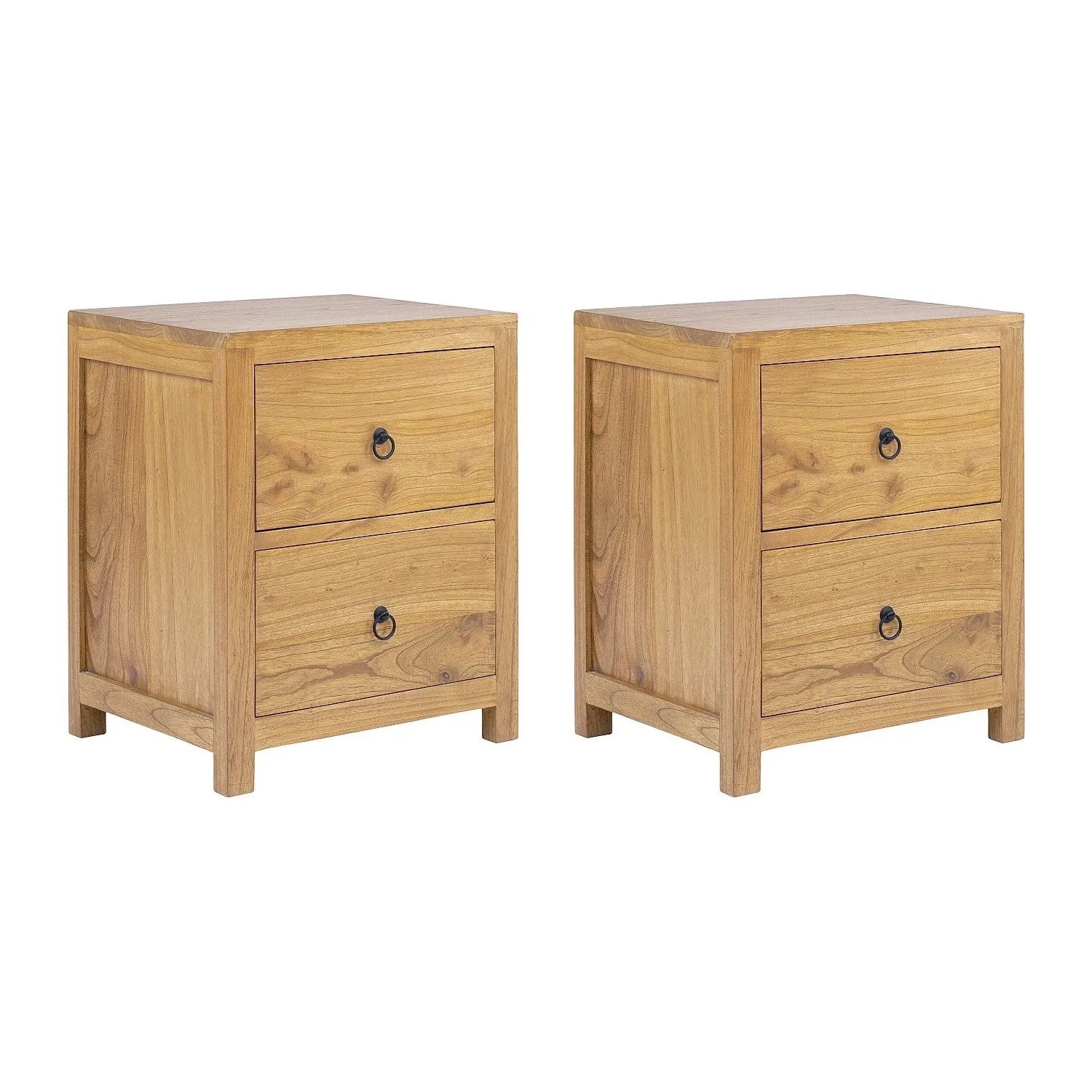 Vente-unique Nachttisch Pilabo Naturfarben Hell 45 cm