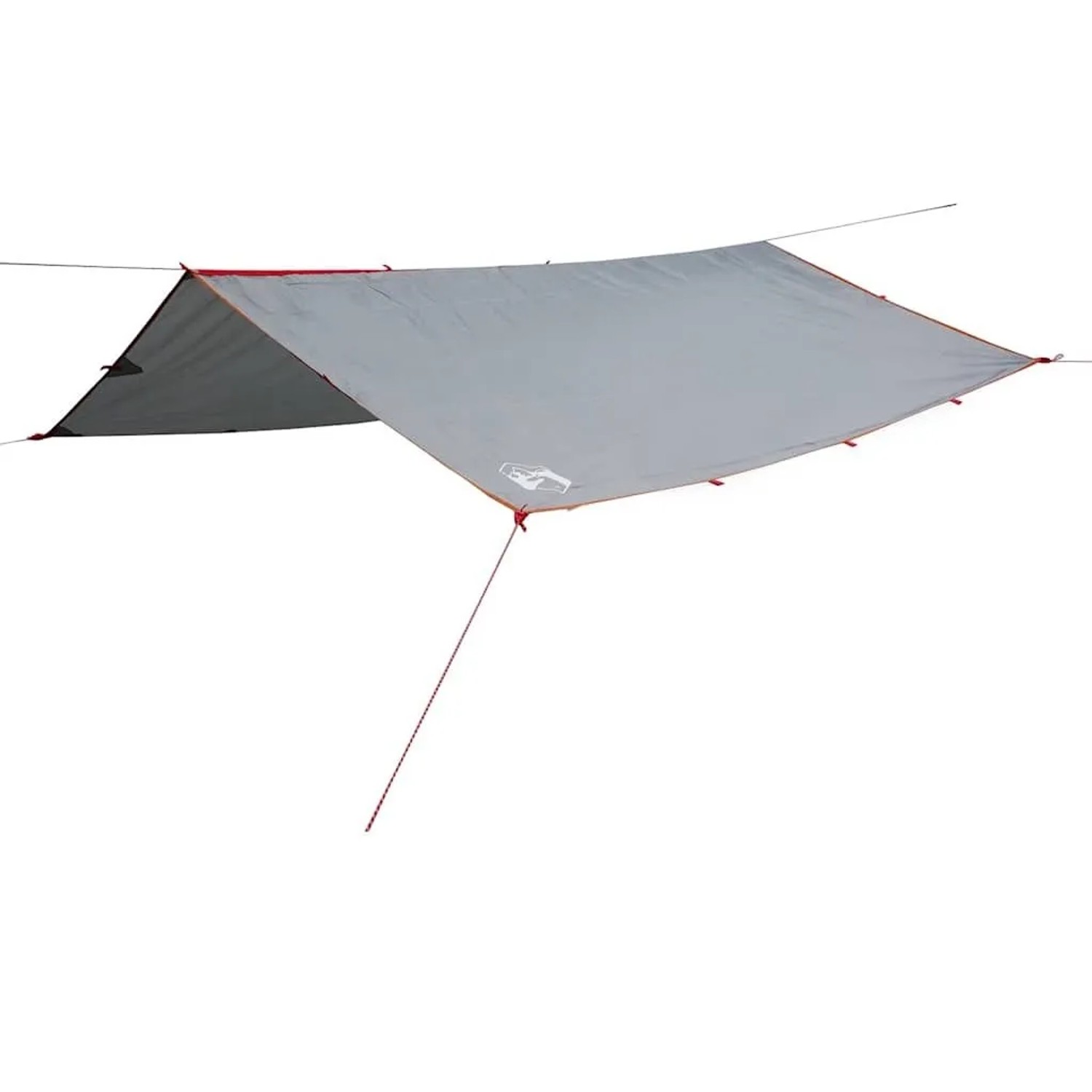 vidaXL Tarp Grau und Orange 500x294 cm Wasserdicht 94669
