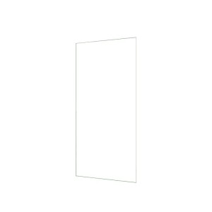 Klarglas Duschtrennwand 77x200cm, 8mm ESG-Sicherheitsglas mit NANO-Beschichtung für Walk-in Dusche.