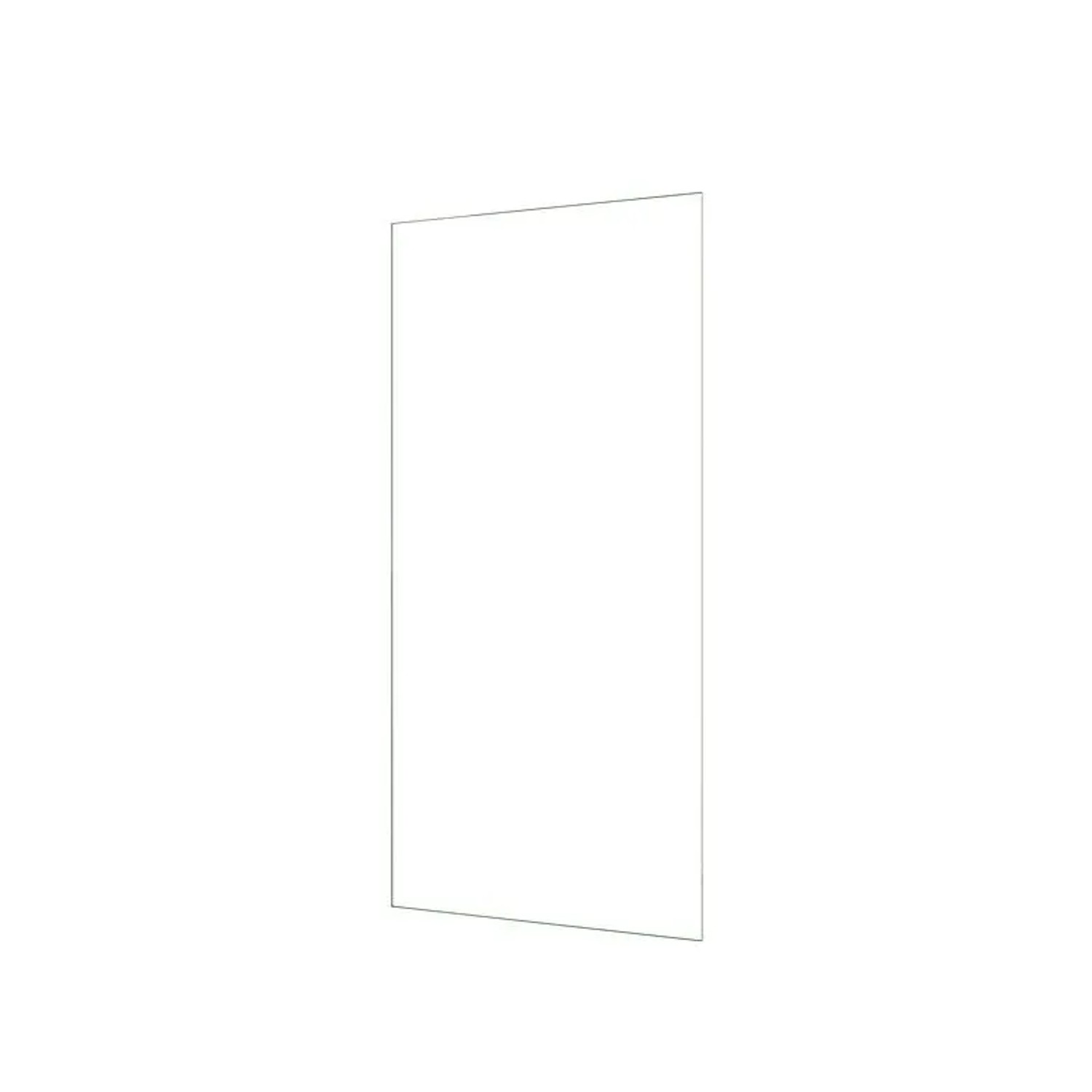Duschparadies 77x 200cm Walk-in Duschwand 8mm NANO ESG-Glas Dusche Klarglas günstig online kaufen