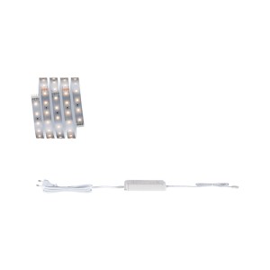 Paulmann LED-Strip-Basisset MaxLED 500, 1,5 m, warmweiß leuchtend, mit Vorschaltgerät und Stecker.