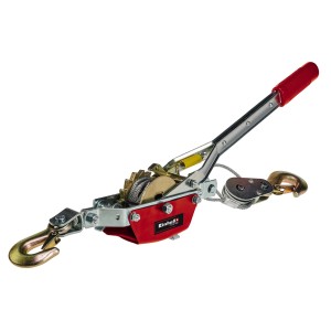 Einhell Handhebelseilzug TC-LW 1000: Seilzug zum Ziehen und Spannen von Lasten mit Haken und Umlenkrolle.