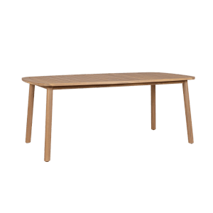 Bizzotto Gartentisch Pablo aus Akazienholz, 183x99 cm, Nature Brown.