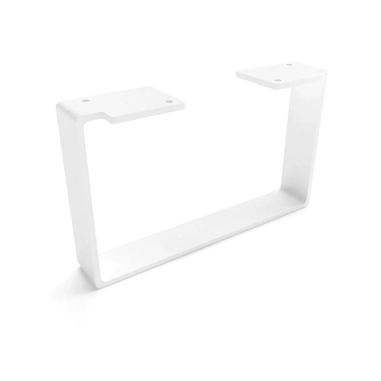 HEVVA Möbelbein LUXEMBURG 15 cm Hoch 25 cm Tief 1 Fuß Weiß