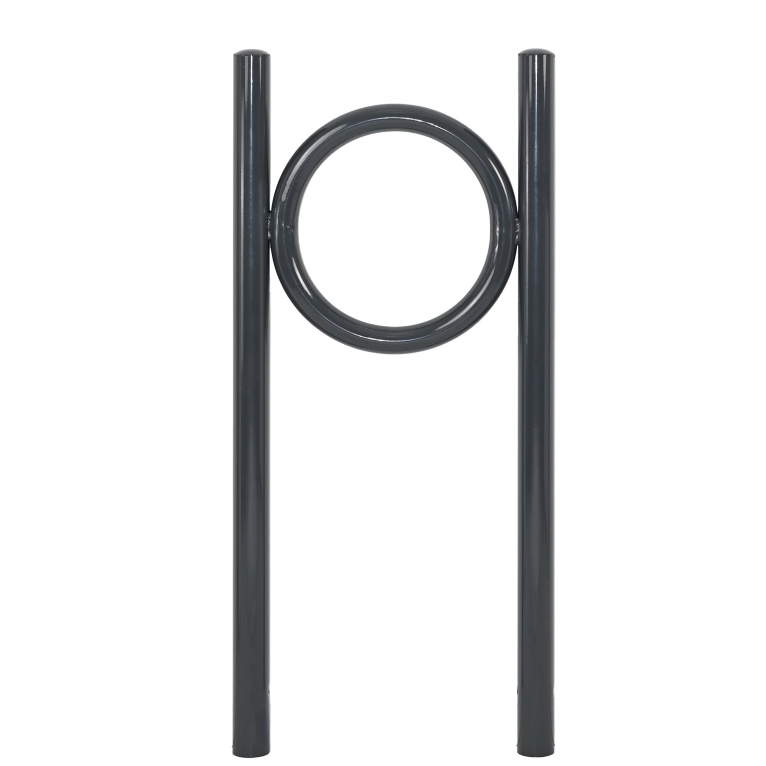 TRUTZHOLM Fahrradanlehnbügel 115 x 52 cm Stahl Pulverbeschichtet Durchmesser 60 mm Typ O