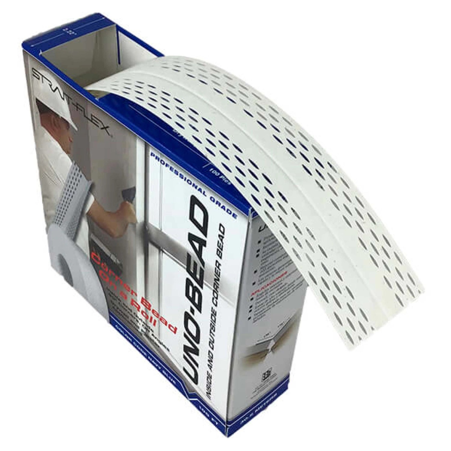 Strait-Flex Kantenprofil UNO-BEAD 222 12x Rolle 30,5m Papier Weiß günstig online kaufen