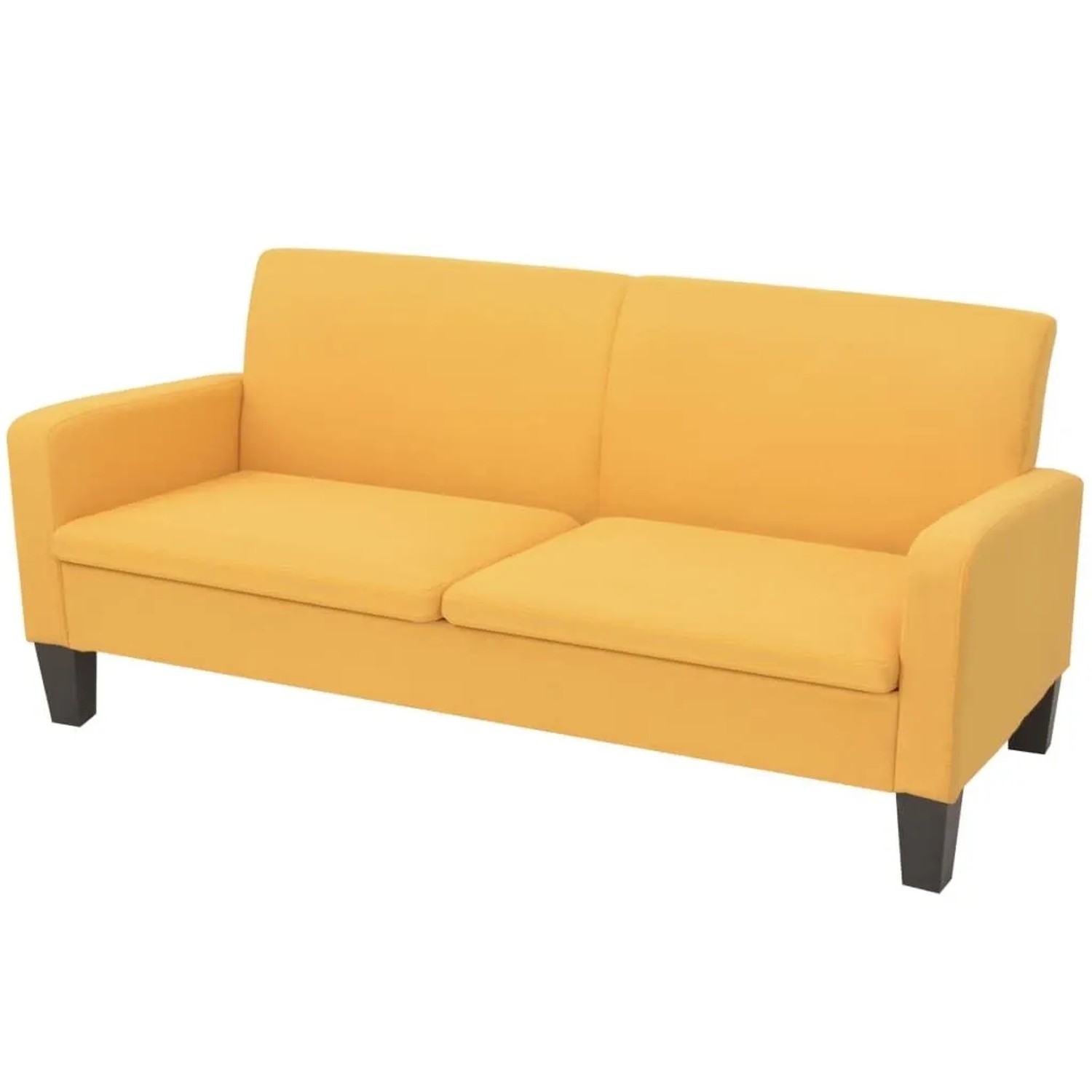 vidaXL 3-Sitzersofa 180 x 65 x76 cm Gelb 244713