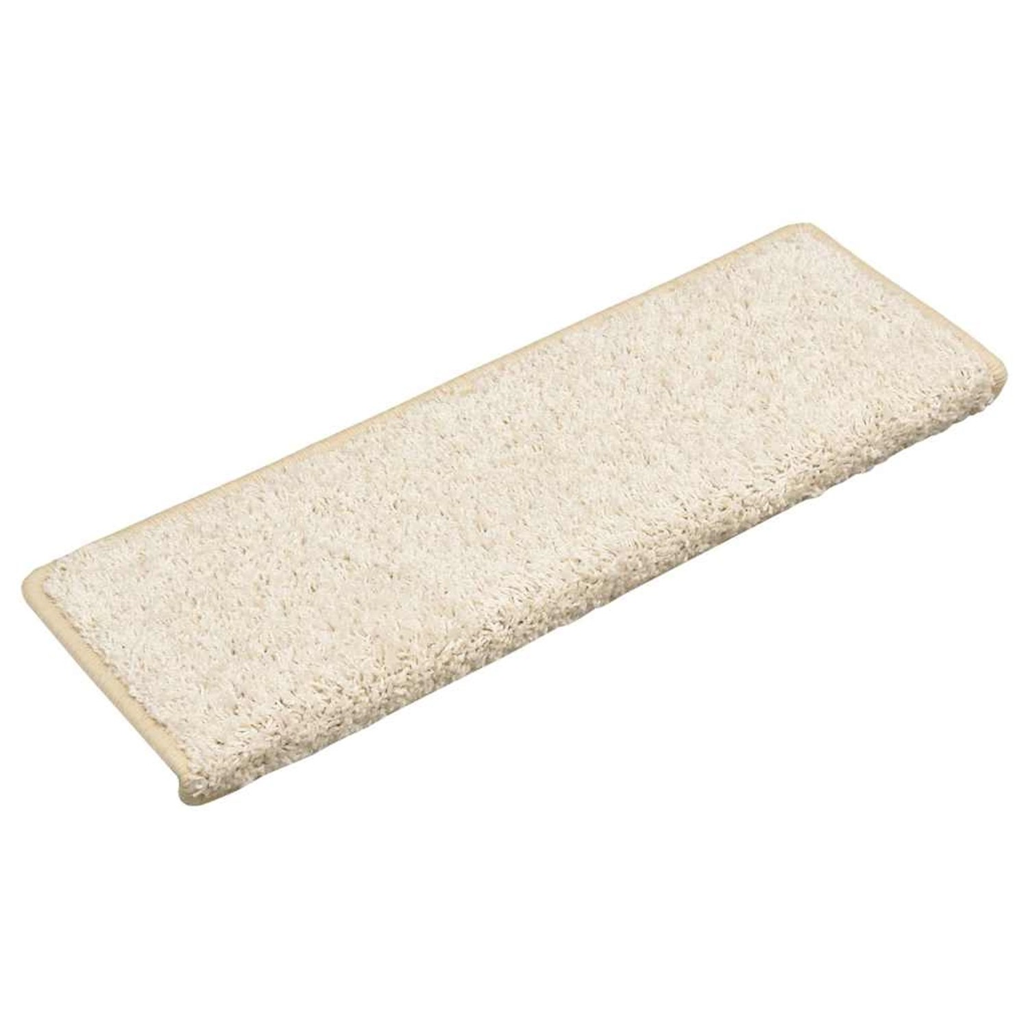 vidaXL Stufenmatten 30 Stk 65x21x4 cm Weiß Rechteckiger Rand 3365831 günstig online kaufen