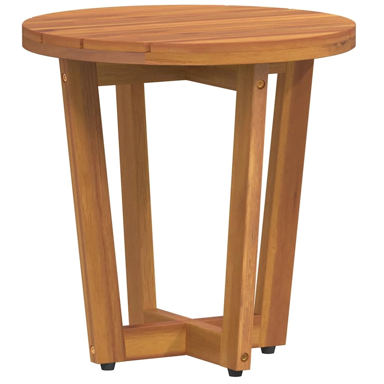 vidaXL Garten-Beistelltisch Rund Ø40x40 cm Massivholz Akazie 4108130 günstig online kaufen