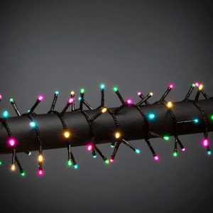 Konstsmide LED-Lichterkette Cluster 600 Dioden für Außen Bunt