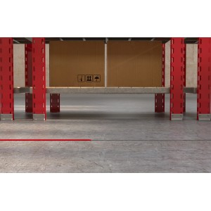 Anwendung von Fischer Bauklebstoff Multi MS White: Kartons auf einem Lagerregal.