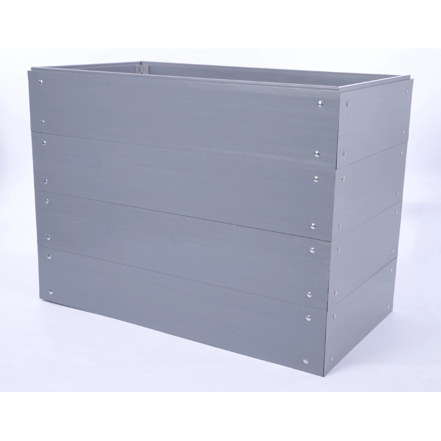 PROREGAL Hochbeete Growline Plast HxBxT 81x110x100cm 4 Ebenen Grau günstig online kaufen