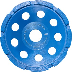 Blauer Pferd Diamant Schleifteller DCW PSF 1, 125mm, für Winkelschleifer und harte Materialien wie Beton.