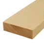 Rechteckleiste aus Kiefernholz, 80x13x2100 mm, für vielseitige Anwendungen im Innenausbau.