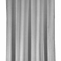 Dunkelgrauer Schlaufenschal Bert, 235x135 cm, als Fenstervorhang.