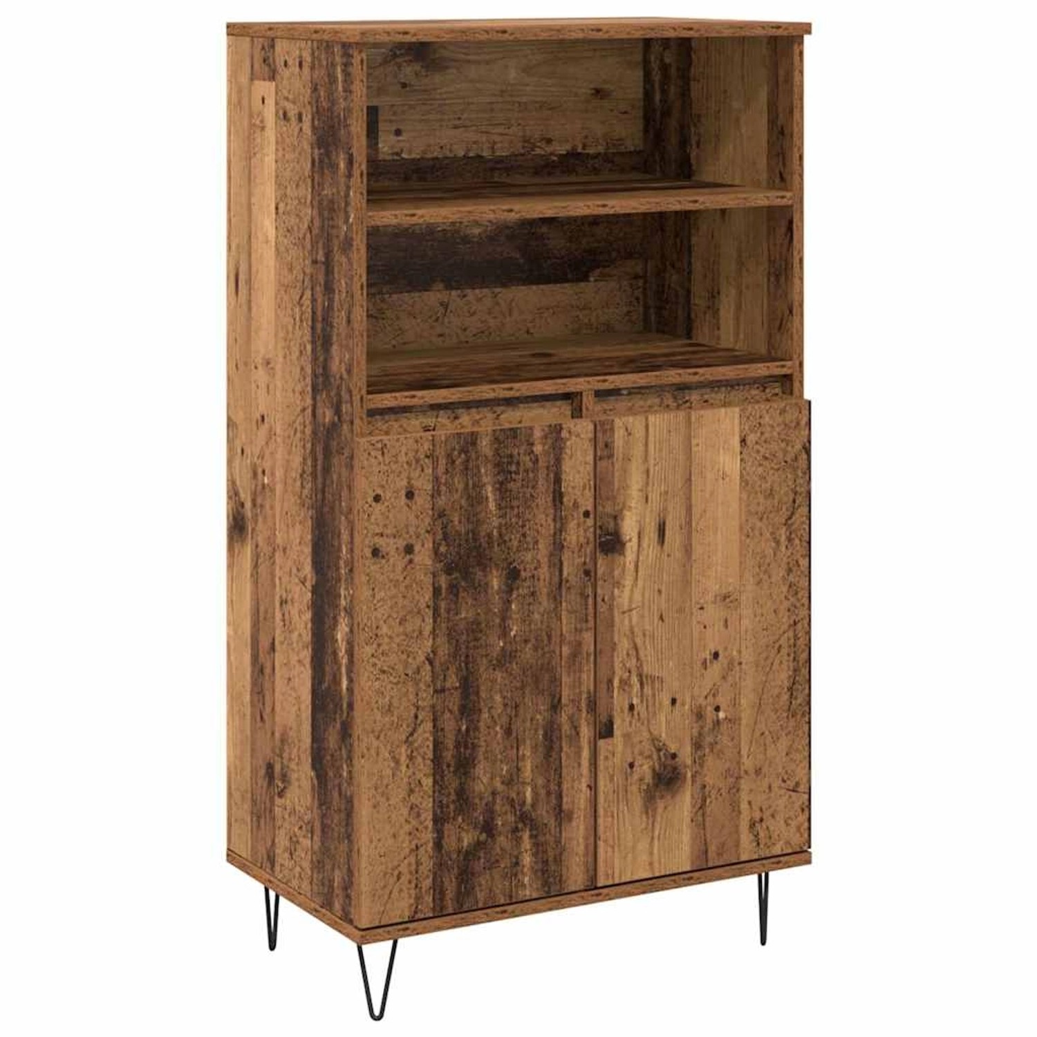 vidaXL Highboard Braun 60 x 36 x 110 cm Holzwerkstoff 879619 günstig online kaufen