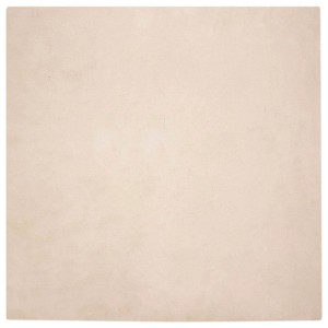 vidaXL Kunstfell Hasen Teppich Olite Taupe 240 x 240 cm Polyester 42021754