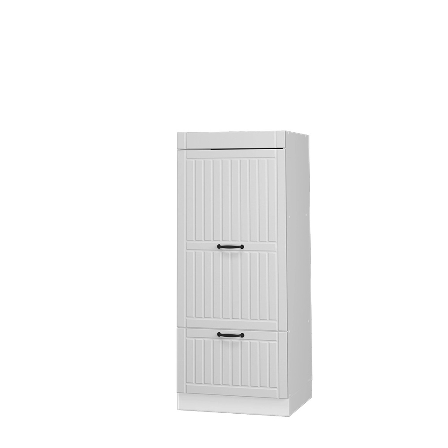 Thumbnail - Vicco Mikrowellenschrank Fame-Line Küchenregal für die Mikrowelle Weiß Landhaus/Weiß 60 cm