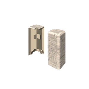 Egger Außenecke Kubisch 6 cm Esche Grau 2 Stück