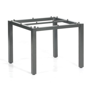 Natur24 Base Tischgestell aus Alu in Anthrazit für Gartentische.